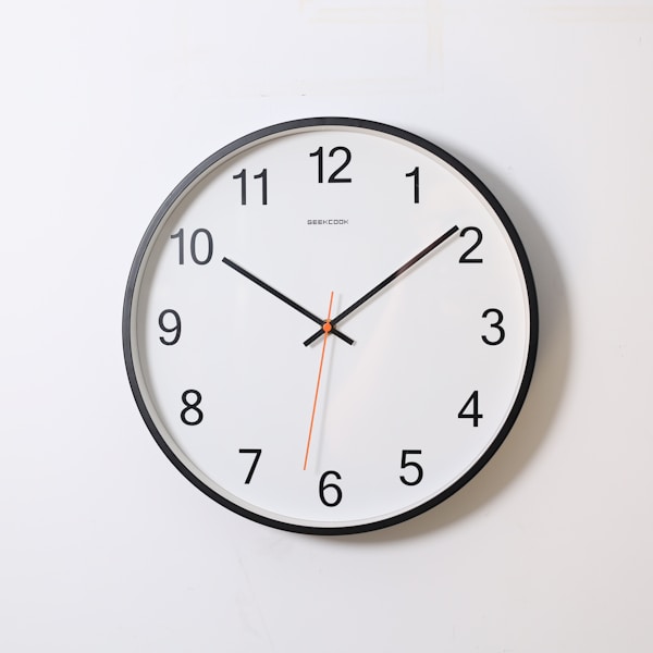 Roman Numeral Metal Clock